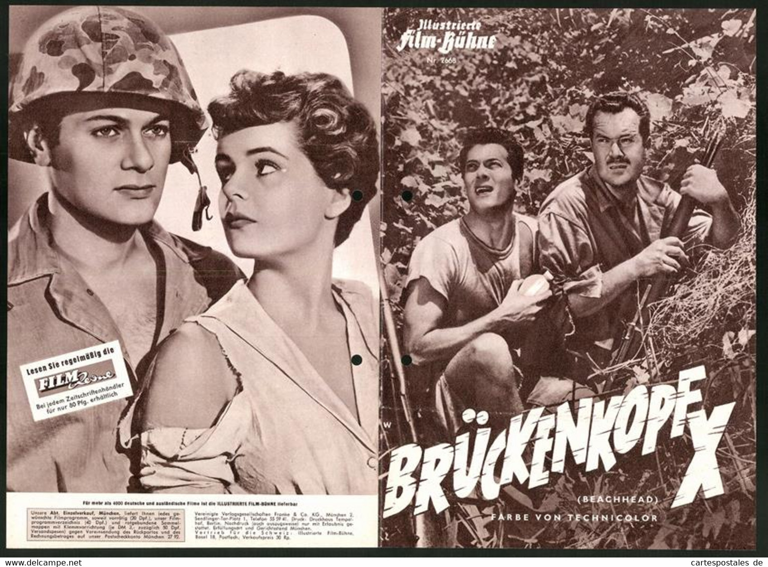 Filmprogramm IFB Nr. 2668, Brückenkopf X, Tony Curtis, Frank Lovejoy, Regie: Stuart Heisler - Magazines