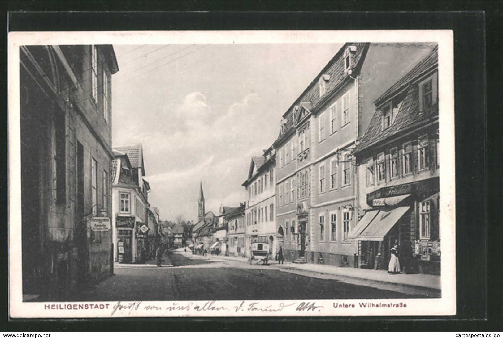 AK Heiligenstadt, Untere Wilhelmstrasse Mit Kirche - Heiligenstadt