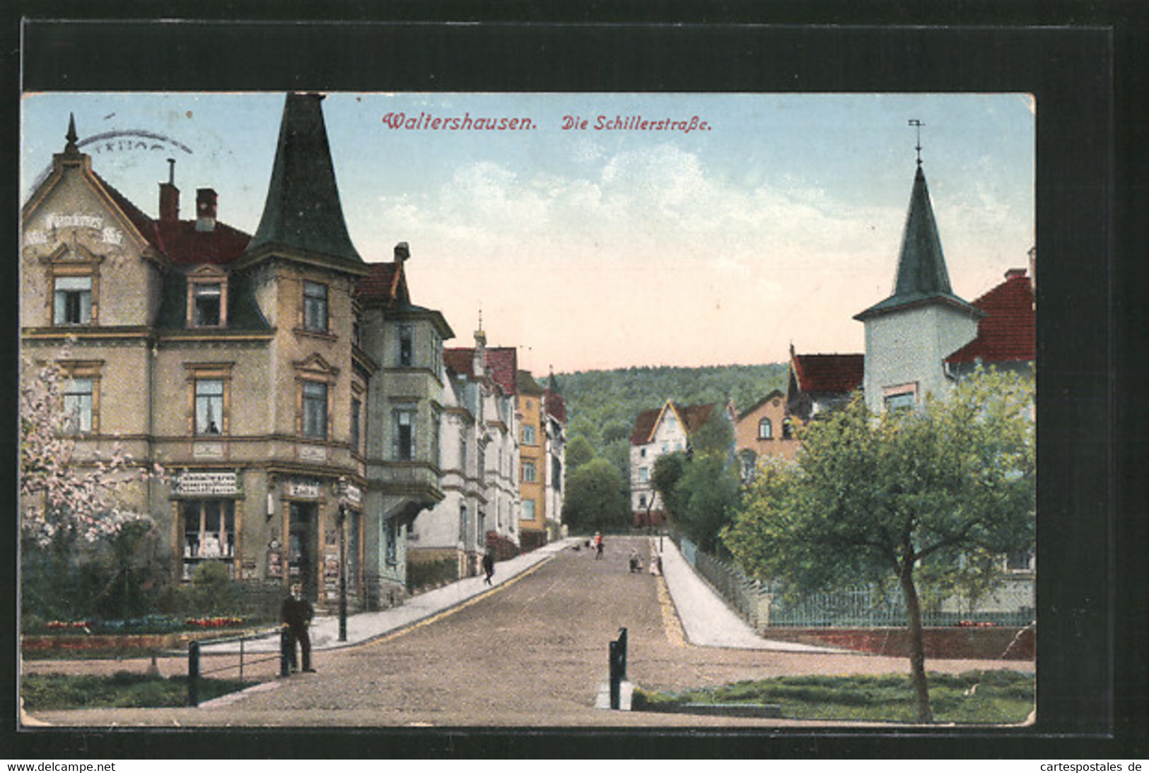 AK Waltershausen, Colonialwarenhandlung An Der Schillerstrasse - Waltershausen