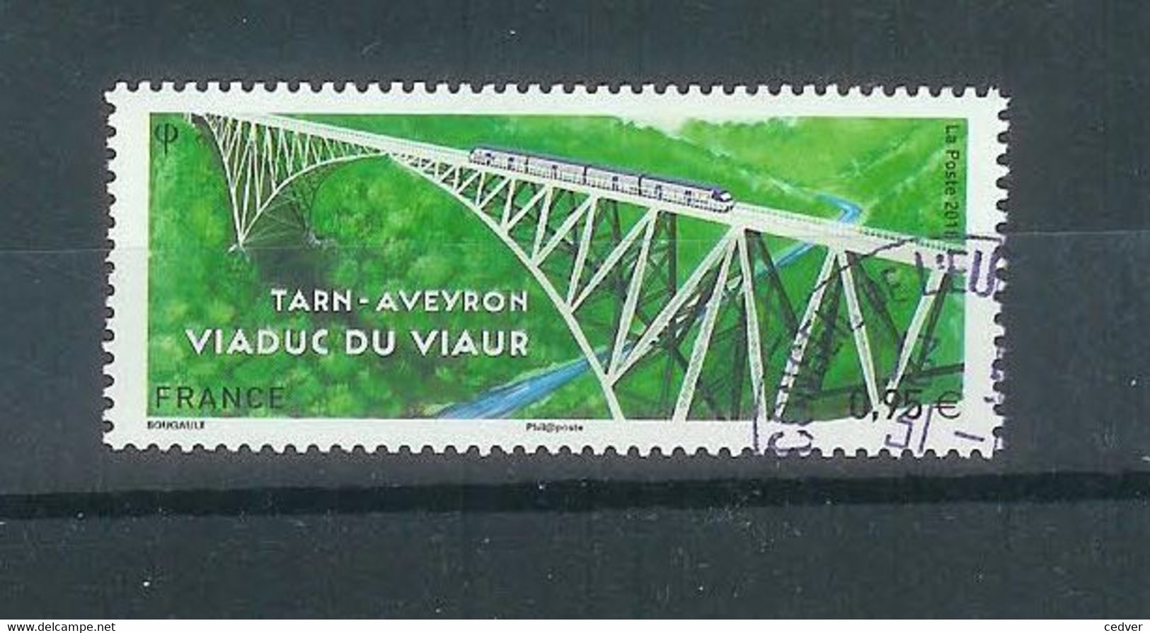 Superbe Timbre Gommé 5247 Viaduc De Viaur 2018 Oblitérée TTB PCD Rond - Gebraucht