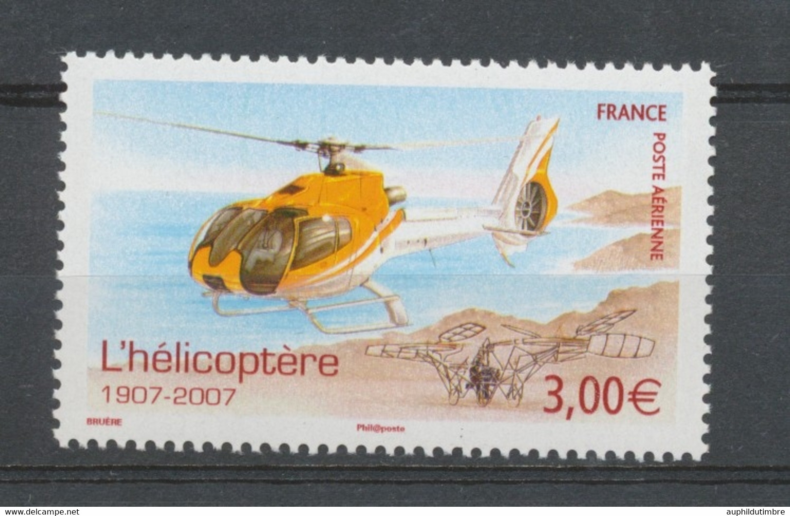 Centenaire De L'hélicoptère. PA N°70 6€ YA70 - 1960-.... Mint/hinged