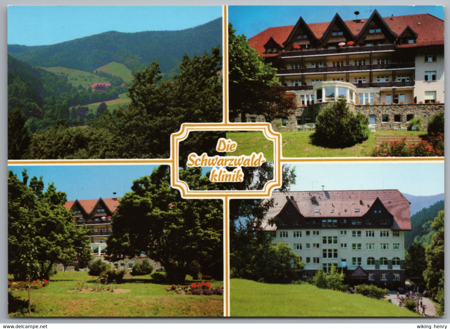 Glottertal - Mehrbildkarte 8  Schwarzwaldklinik Sanatorium Kurhaus Glotterbad - Glottertal