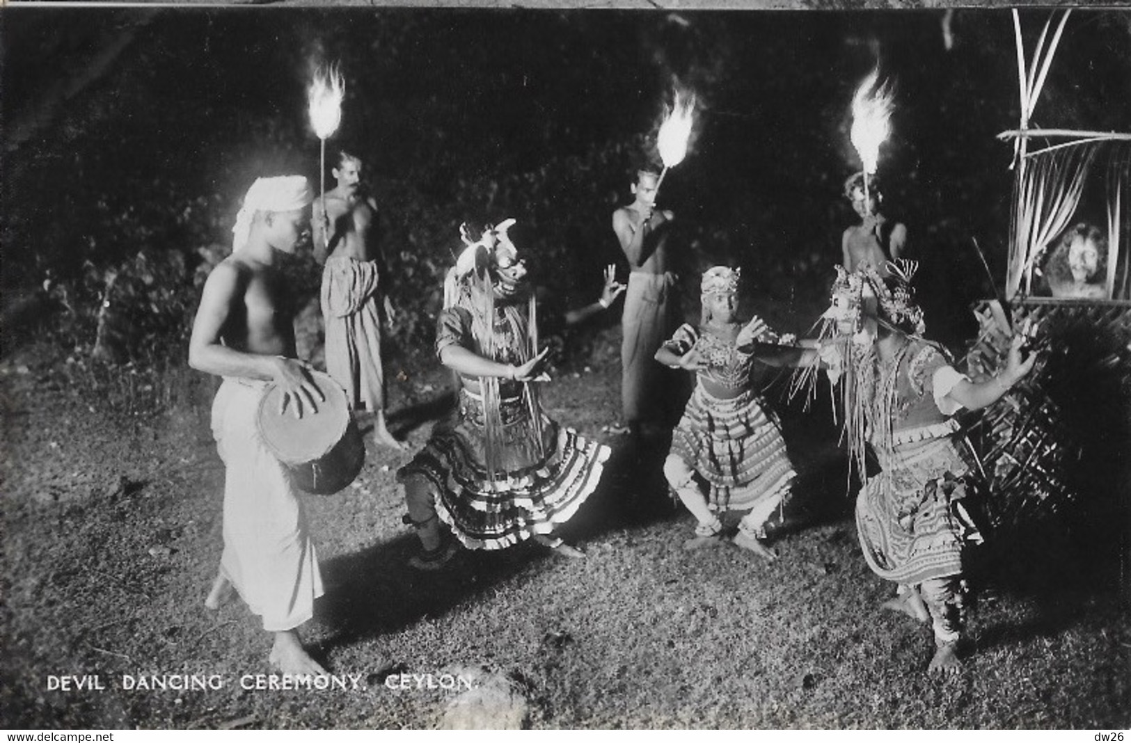 Ceylan: Devil Dancing Ceremony (Danse Du Diable) Plâté Ltd, Ceylon - Carte N° 55 Non Circulée - Asien