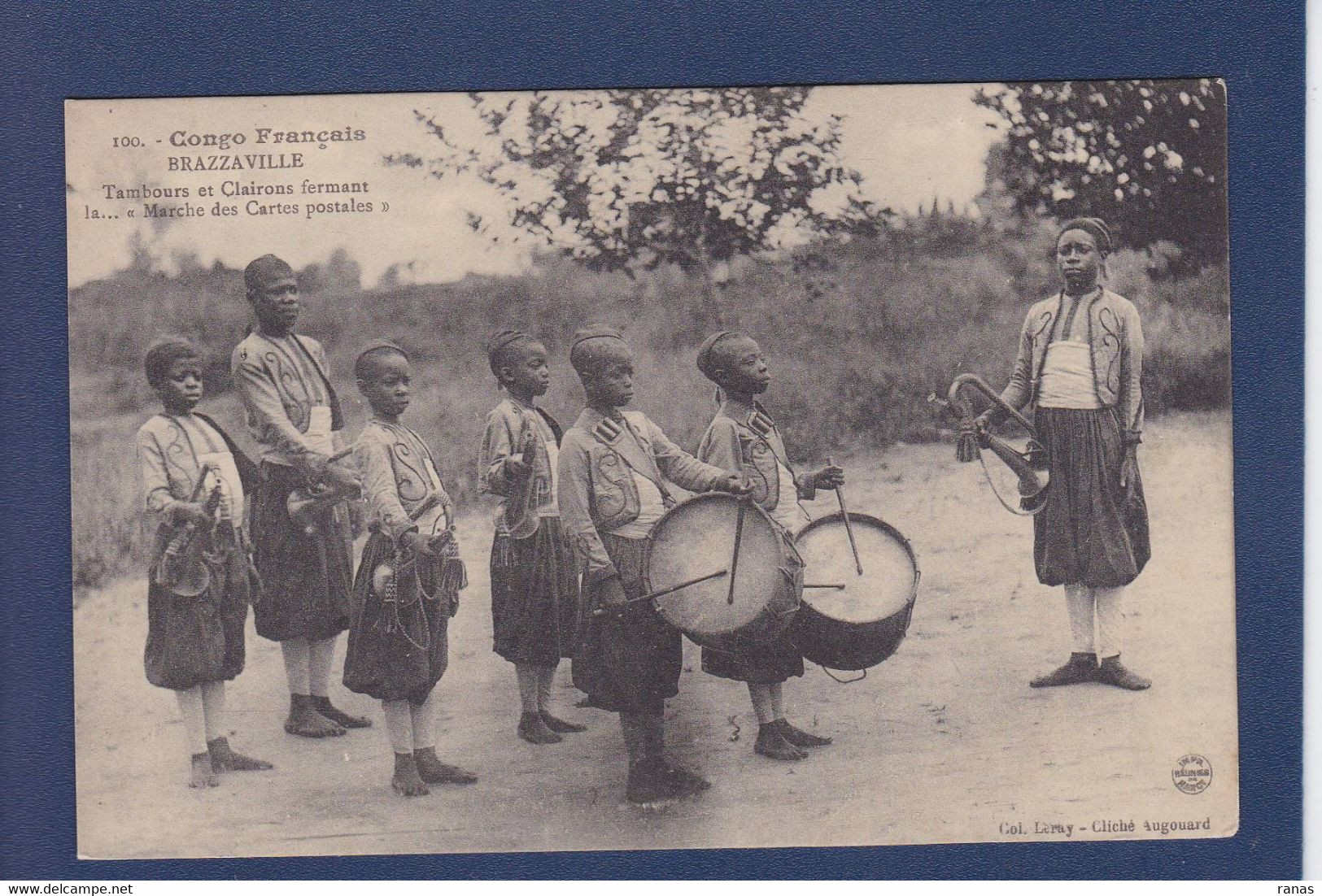 CPA Congo Français Afrique Noire Non Circulé La Marche Des Cartes Postales - Congo Français