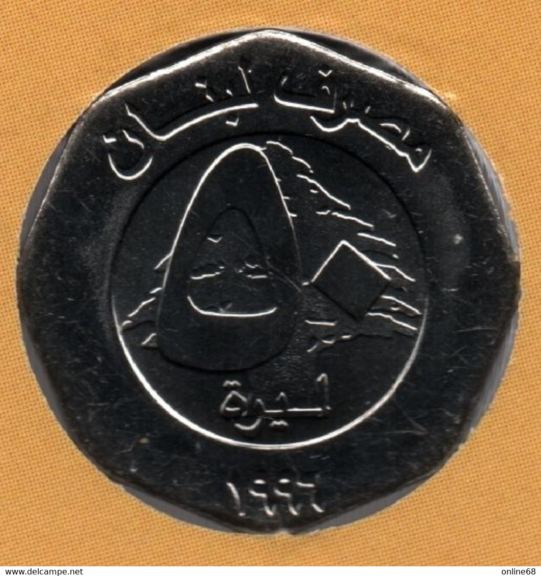 LIBAN LEBANON 50 Līrah / Livres 1996 KM# 37 - Lebanon