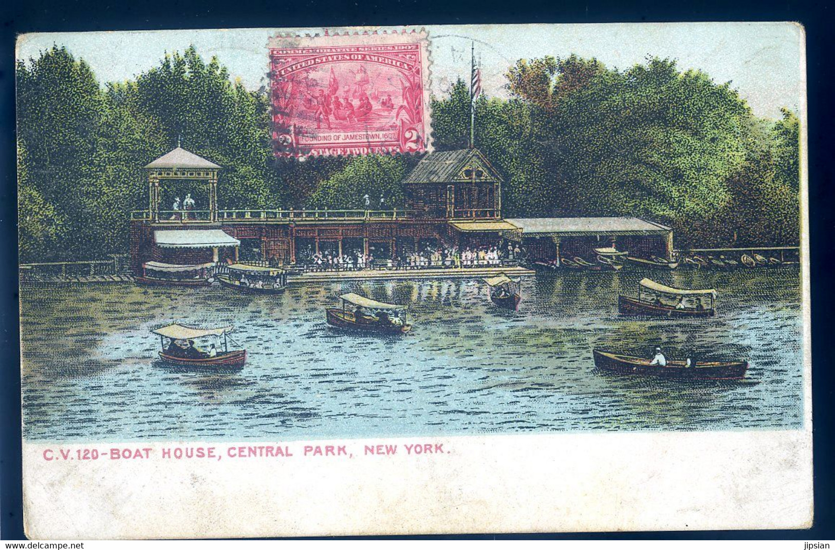 Cpa Usa  New York --  Boat House , Central Park         AVR21-27 - Central Park