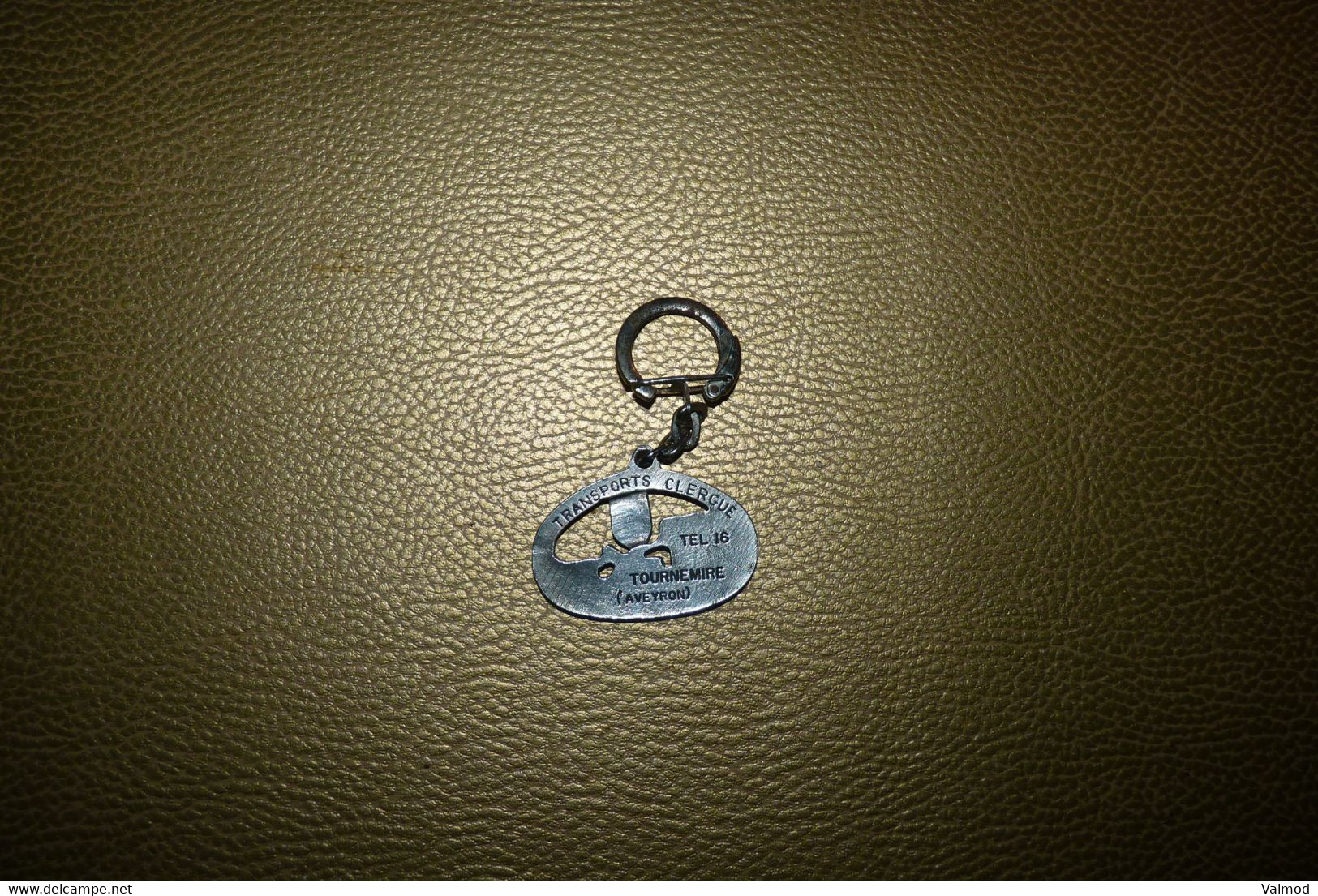 Porte Clé Publicitaire Vintage "Transports Clergue - Tournemire Aveyron" - Key-rings