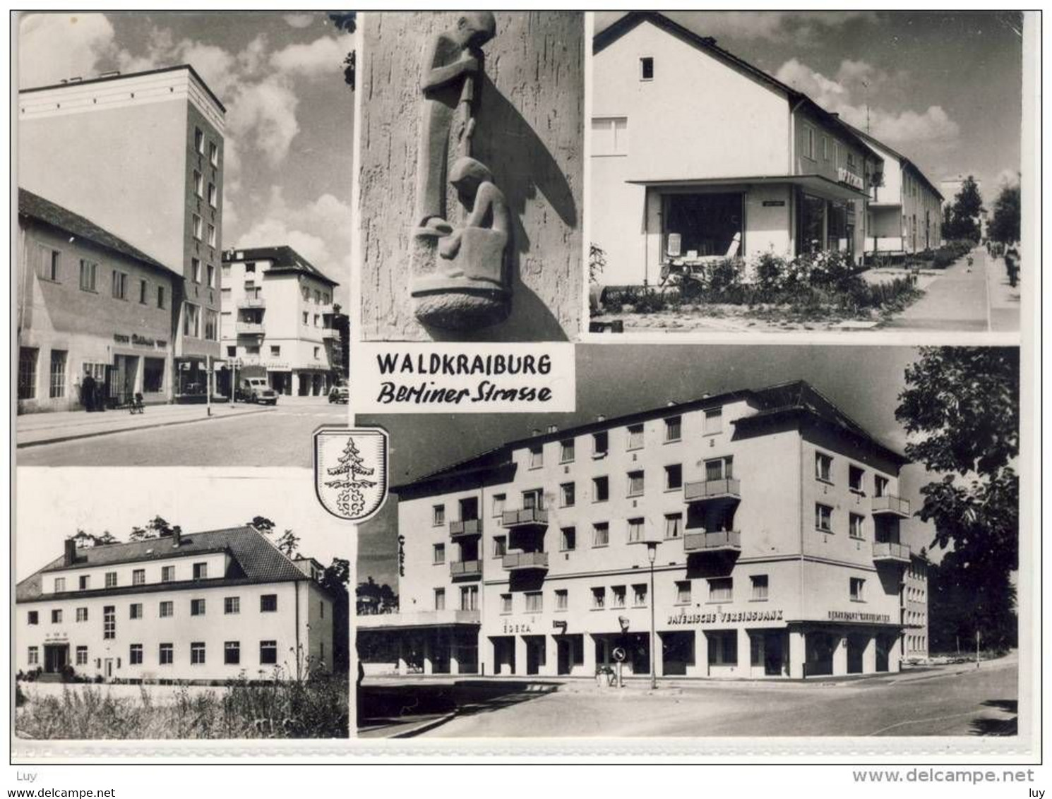WALDKRAIBURG - Berliner Strasse, Mehrbildkarte M. Edeka, Bayerische Vereinsbank ..... - Waldkraiburg