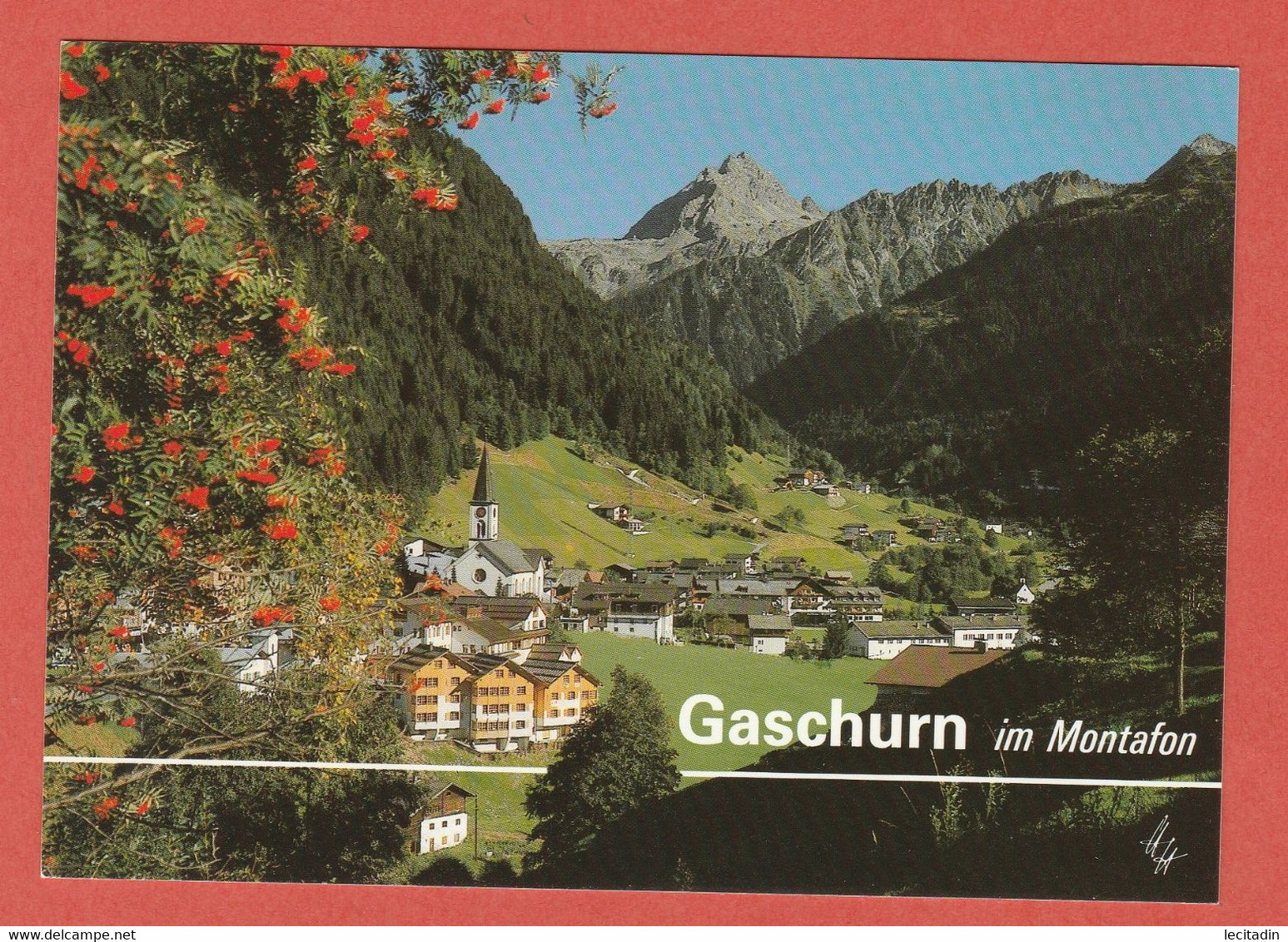 CP EUROPE AUTRICHE VORARBERG GASCHURN 2 - Gaschurn