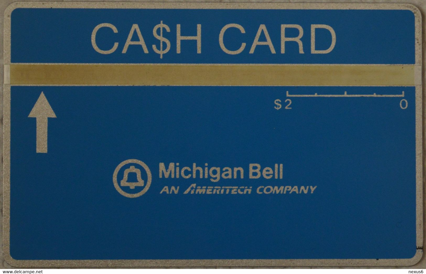 USA (Michigan Bell) - L&G - Cash Card Blue, Cn. 707A - 07.1987, 2$, 5.000ex, Mint - [1] Hologrammkarten (Landis & Gyr)