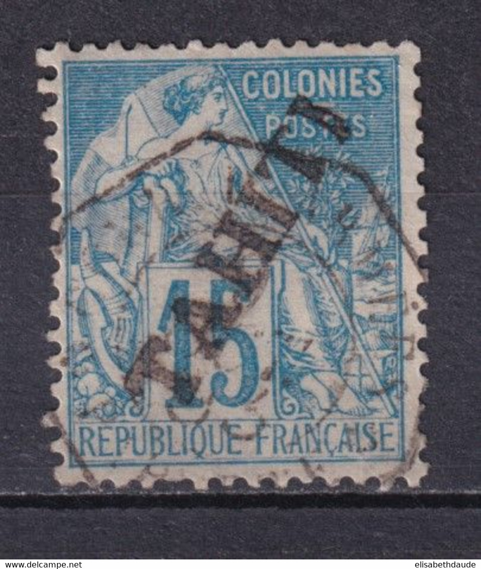 TAHITI - 1893 -  YVERT N° 12 OBLITERE - COTE = 55 EUROS - Used Stamps