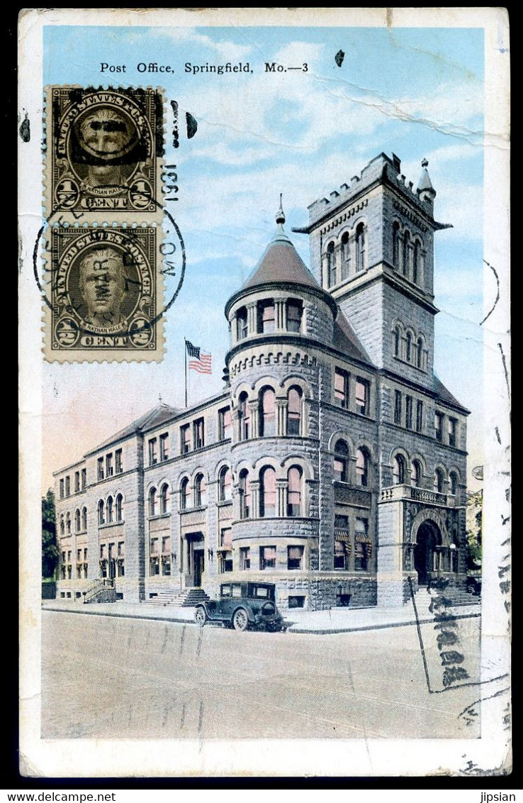 Cpa Du Missouri Springfield , Post Office     AVR21-27 - Springfield – Missouri