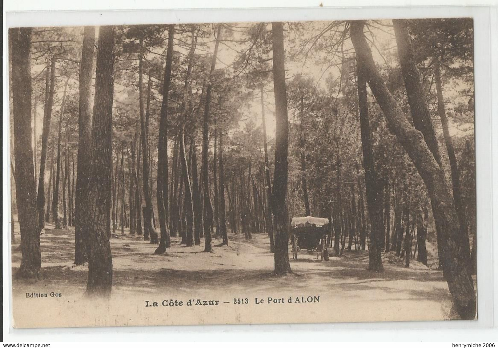 83 Var Le Port D'alon Calèche Sur La Route Chemin St Cyr Sur Mer - Saint-Cyr-sur-Mer