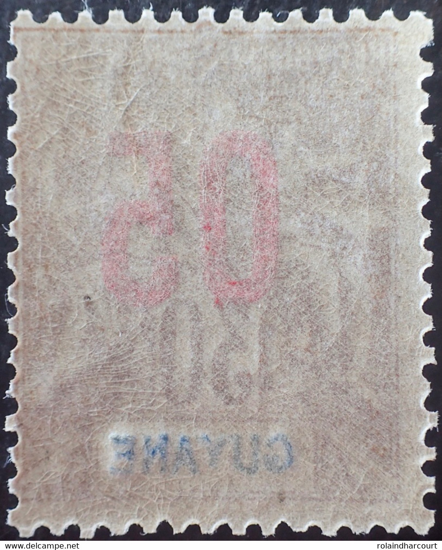 R2062/863 - 1912 - COLONIES FR. - GUYANE - N°70 NEUF** - Nuevos