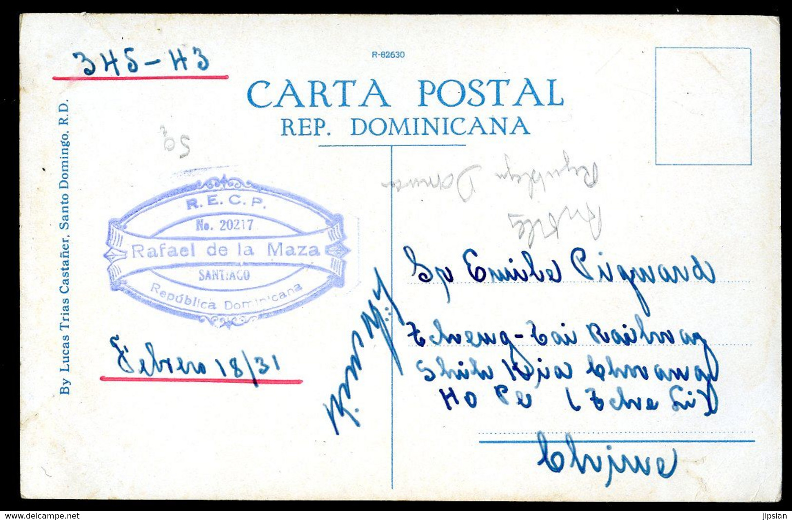 Cpa De République Dominicaine Port Of Santo Domingo On Ozama River , Santo Domingo RD Republica Dominicana    AVR21-28 - Dominikanische Rep.