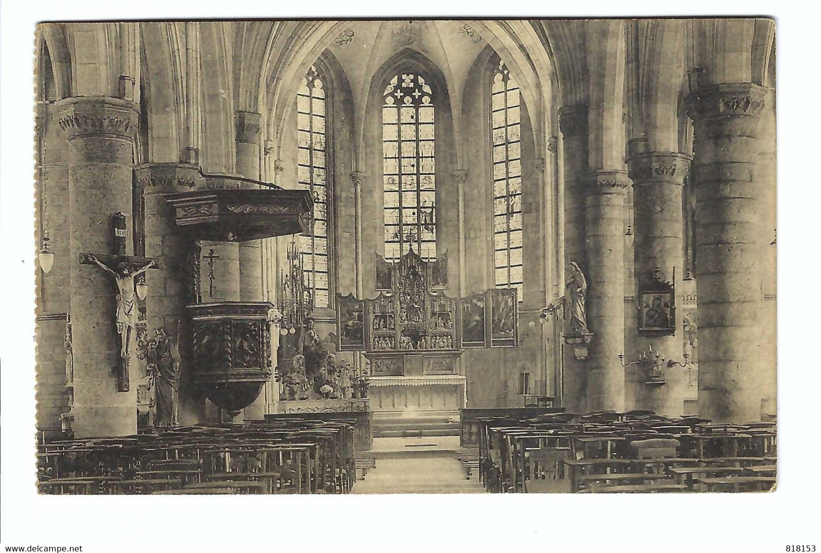 Bocholt  St. Laurentiuskerk - Binnenzicht    ( Uitg. Huis Lodewijckx , Bocholt ) - Bocholt