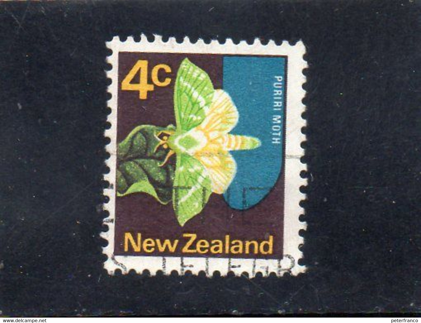 1970 Nuova Zelanda - Puriri Mooth - Gebraucht
