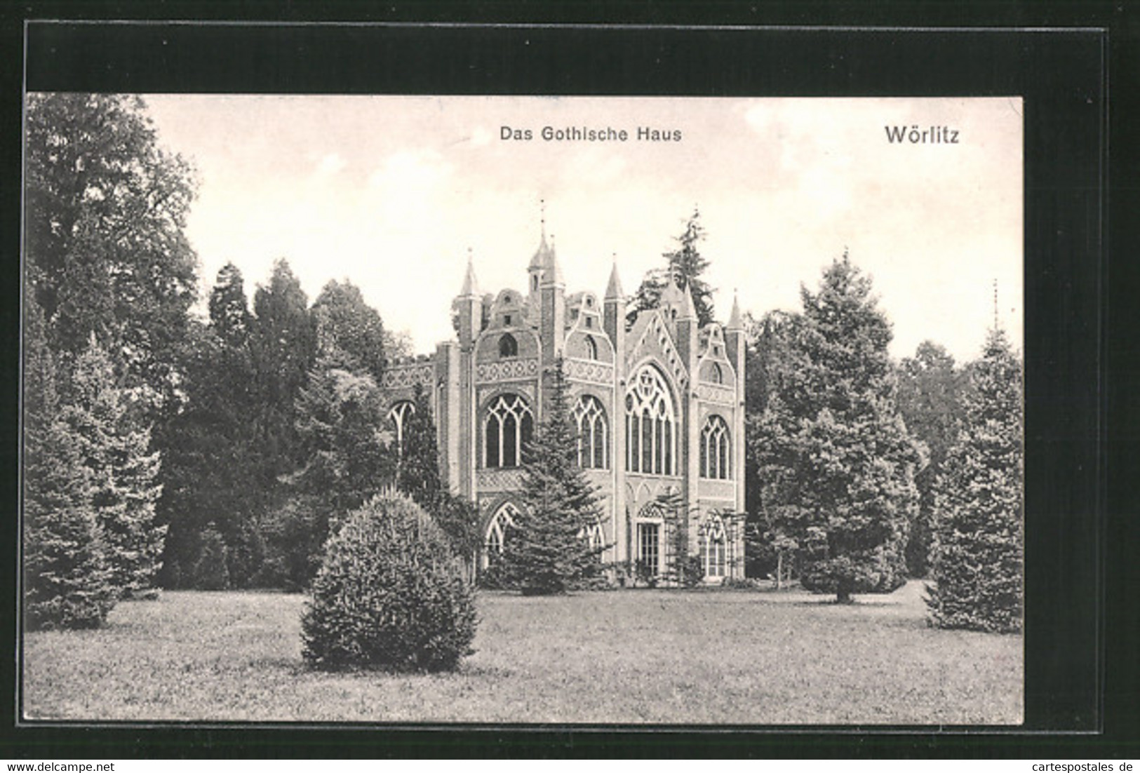 AK Wörlitz, Blick Auf Das Gothische Haus - Wörlitz