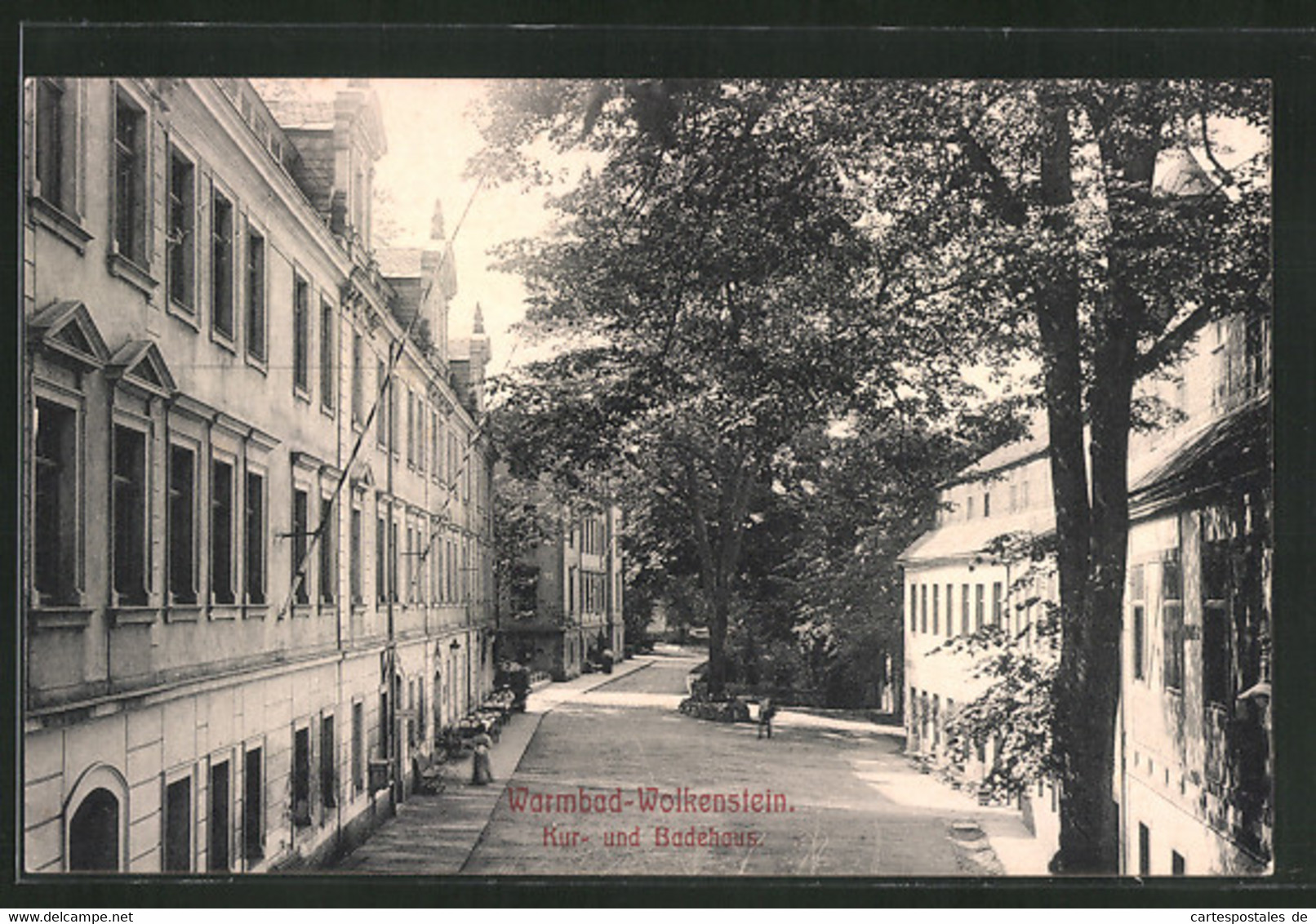 AK Warmbad-Wolkenstein, Kur- Und Badehaus - Wolkenstein