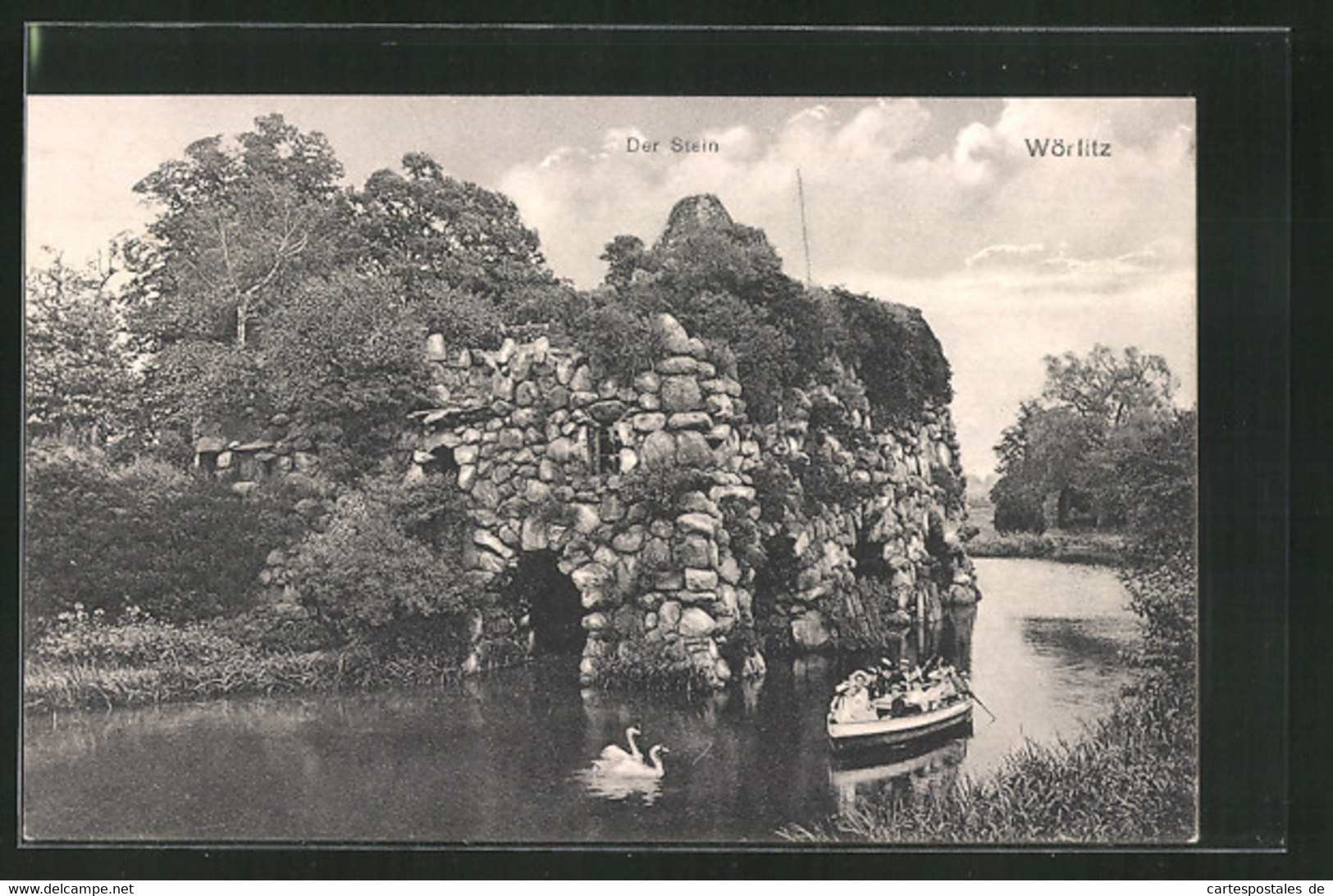 AK Wörlitz, Blick Auf Den Stein - Woerlitz