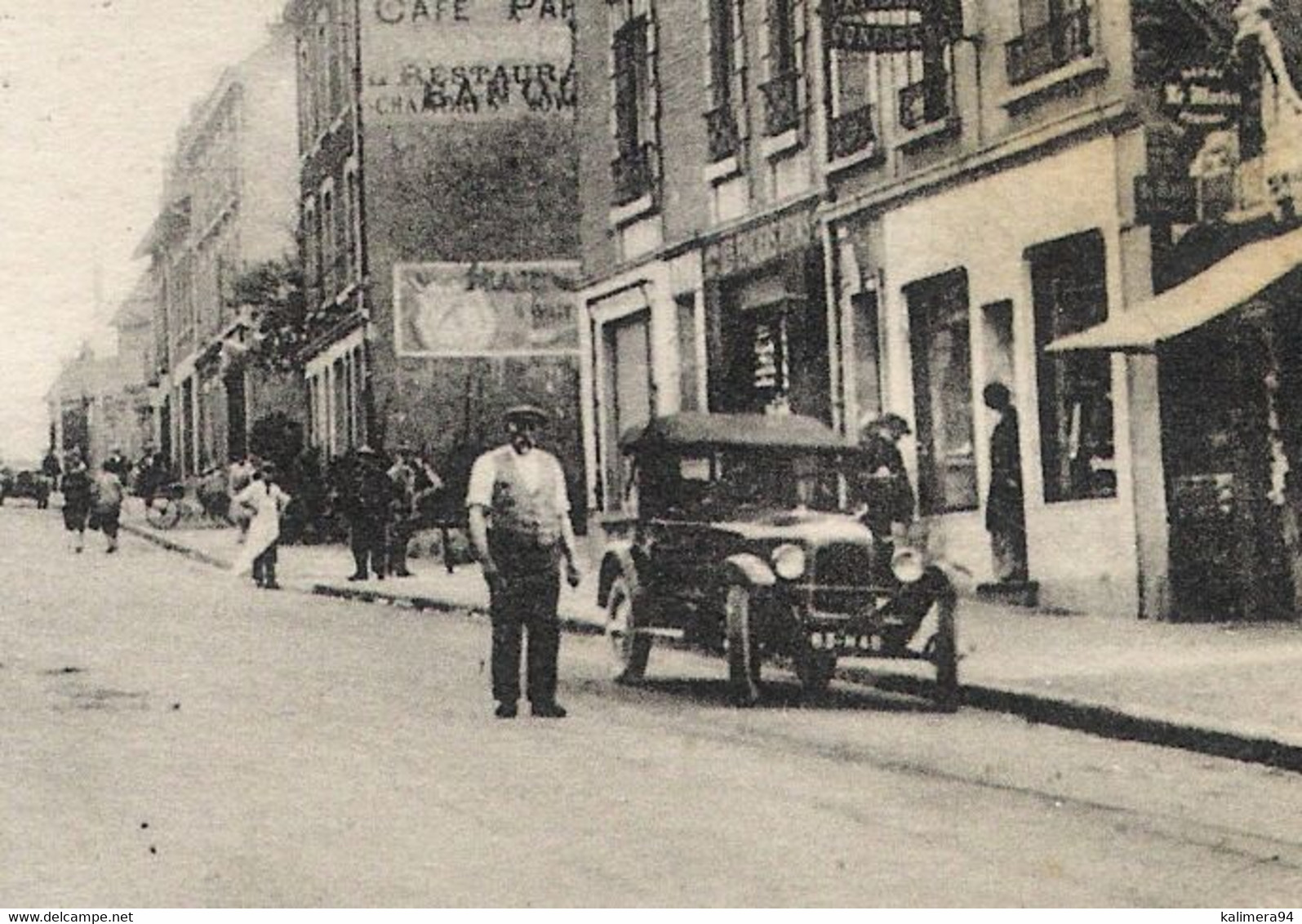 MEURTHE-ET-MOSELLE / JARNY-GARE / AVENUE JEAN JAURÈS ( Automobile 1900 ) /  Adressée à La GENDARMERIE De GUEUX, MARNE - Jarny