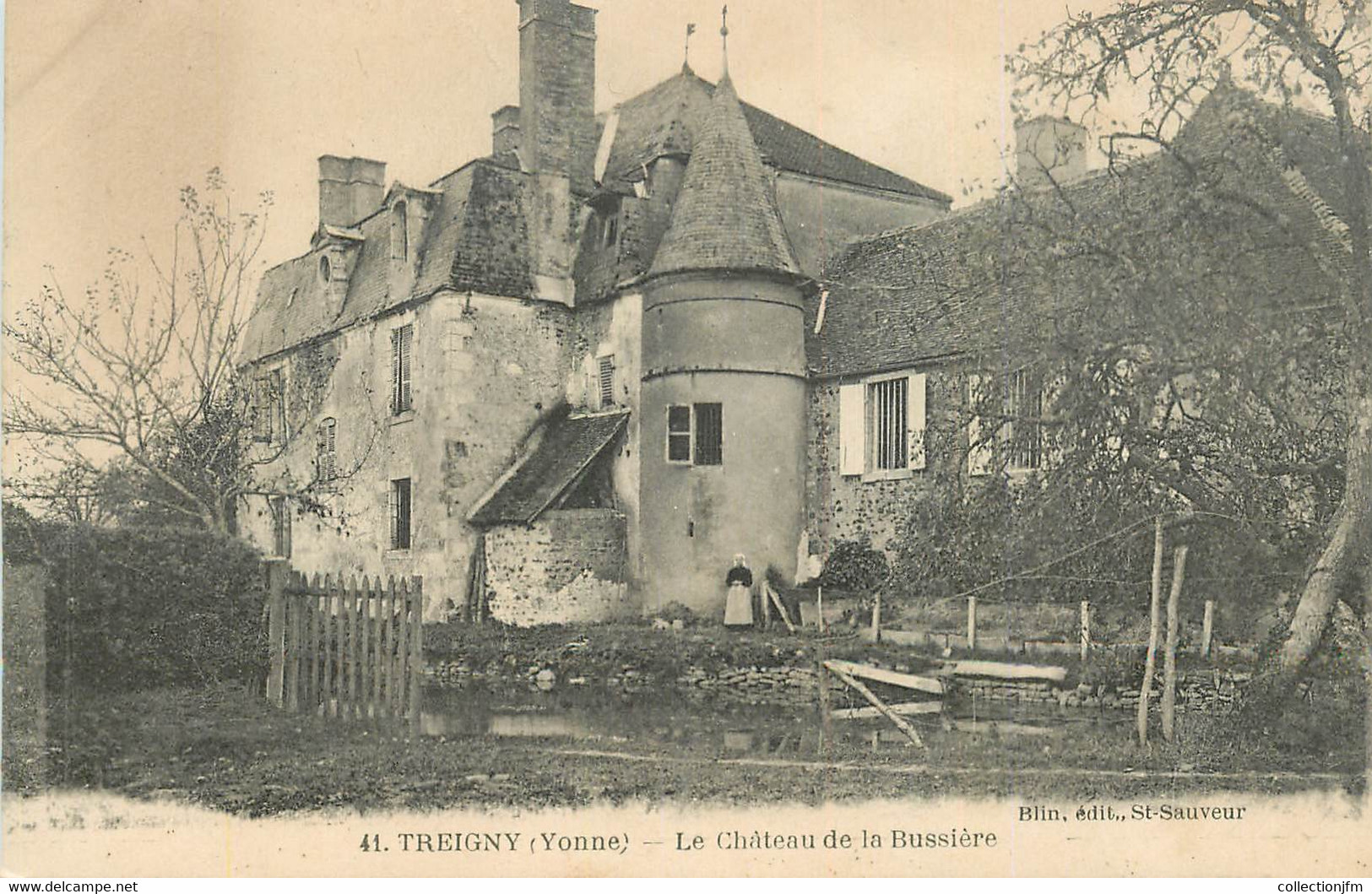 CPA FRANCE 89 " Treigny, Le Chateau De La Bussière" - Treigny