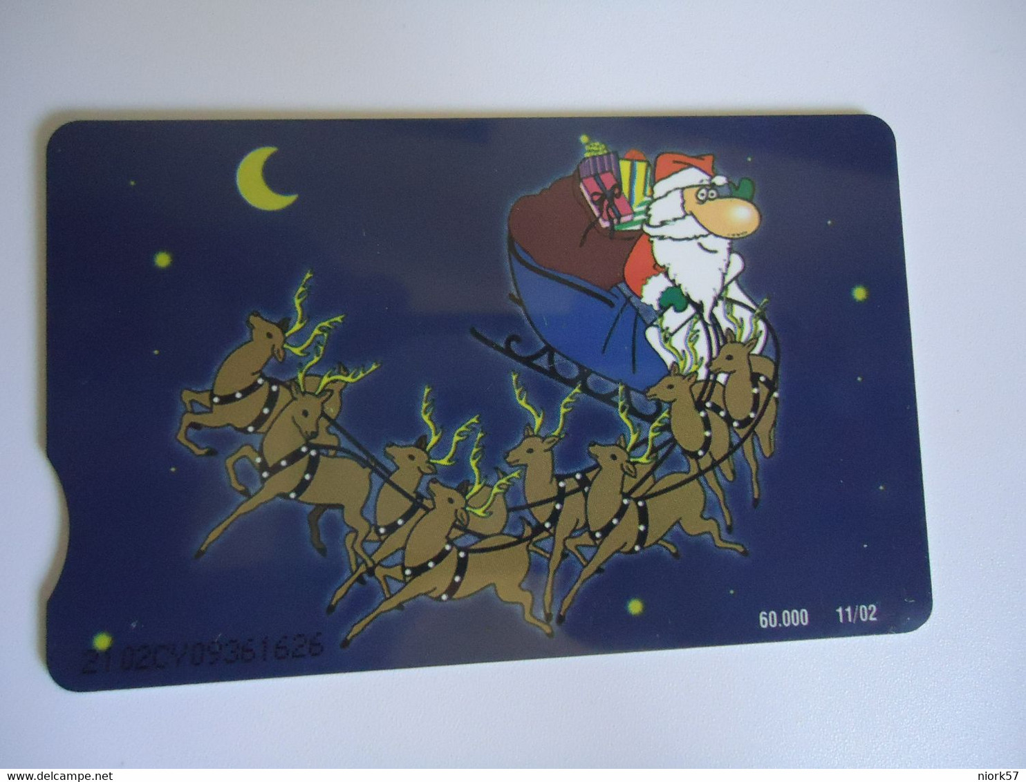 CYPRUS USED  CARDS  NEW YEAR CHRISTMAS SANTA CLOUS - Noel