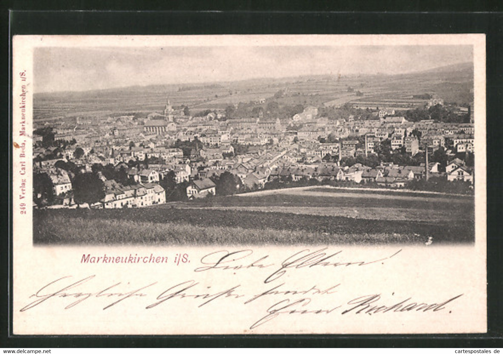 AK Markneukirchen I. S., Panoramablick Von Der Bergwiese - Markneukirchen