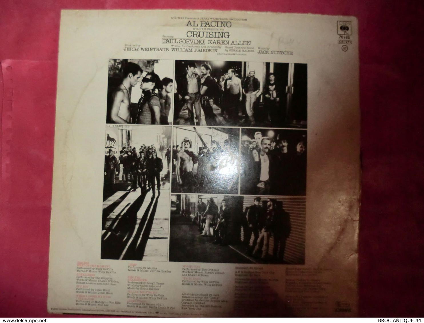 LP33 N°9092 - CRUISING - WILLY DEVILLE - 70182 - CB 271 - 57 - B.O.F. - Rock