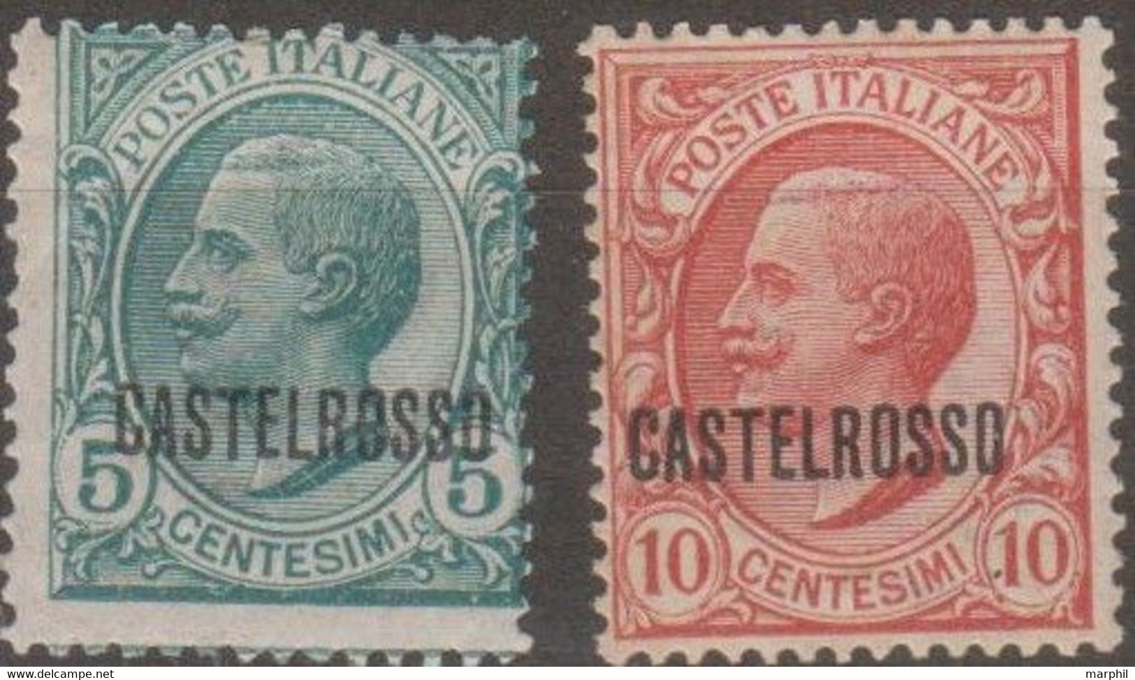 Italia Colonie Castelrosso 1922 SaN°1/2 2v MNH/** Vedere Scansione - Castelrosso