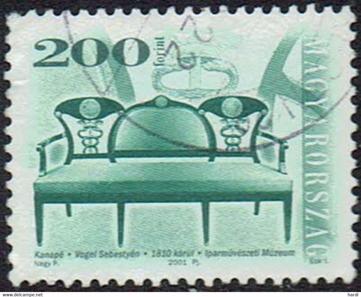 Ungarn 2001, MiNr 4649, Gestempelt - Oblitérés