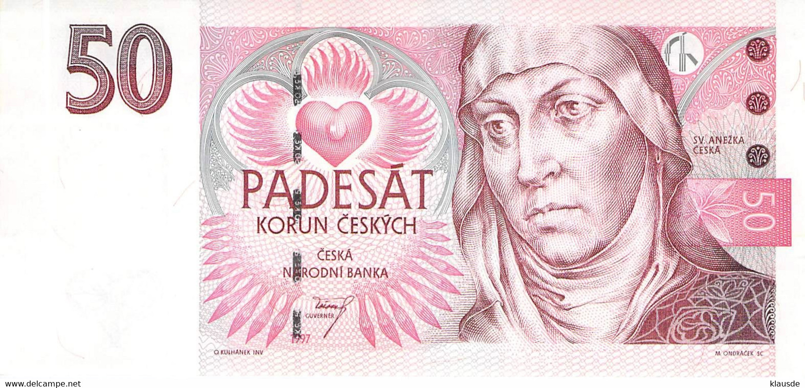 Tschech. Republik 50 Korun 1997 Heilige Agnes - Czech Republic