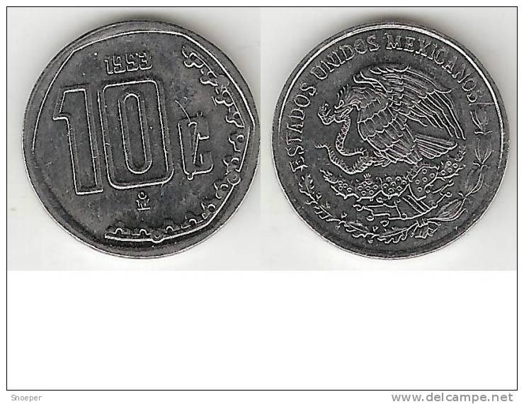 Mexico 10 Centavos 1993  Km 547  Unc - Mexiko