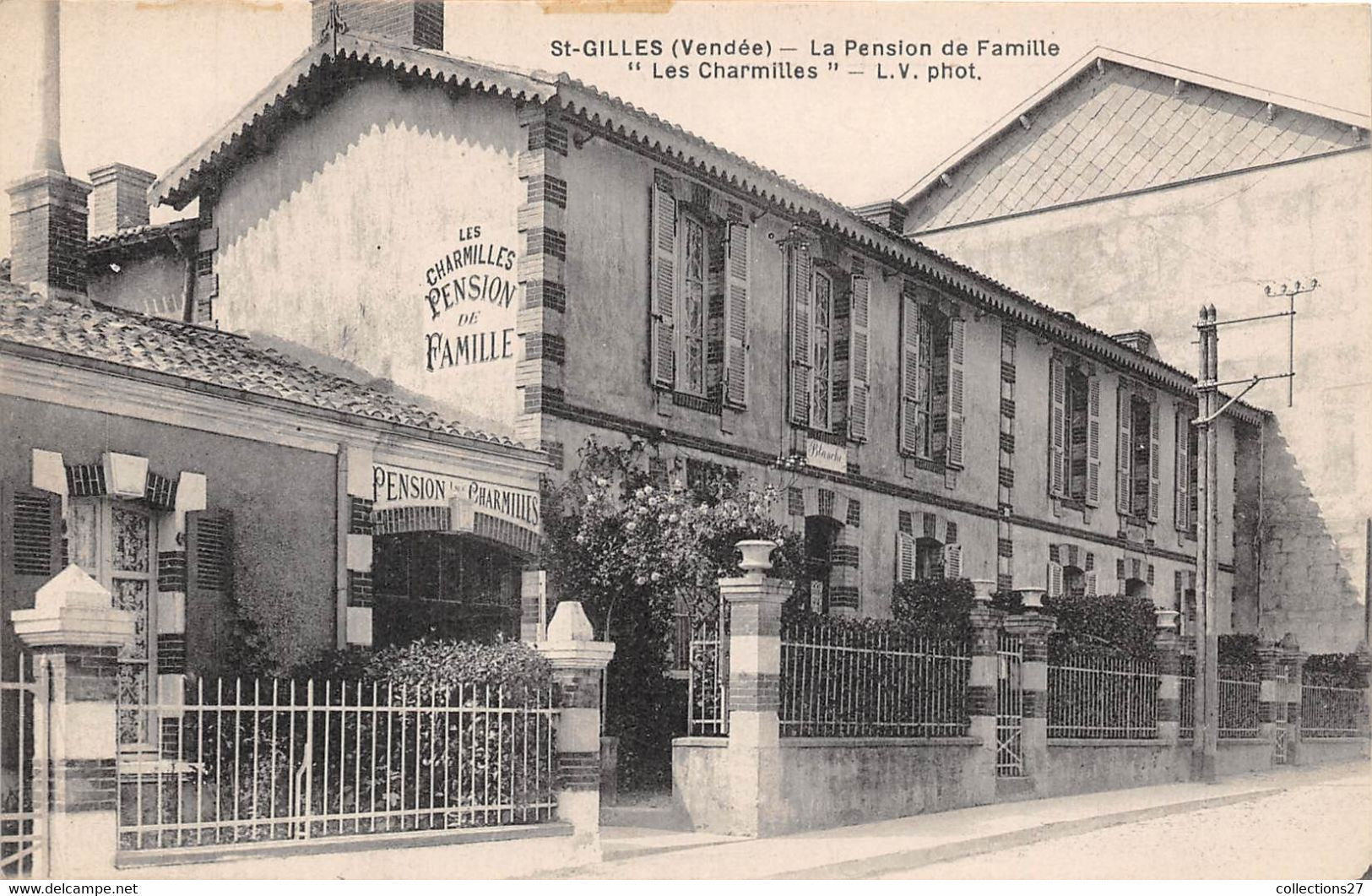 85-SAINT-GILLES-CROIX-DE-VIE- PENSION DE FAMILLE "LES CHARMILLES " - Saint Gilles Croix De Vie