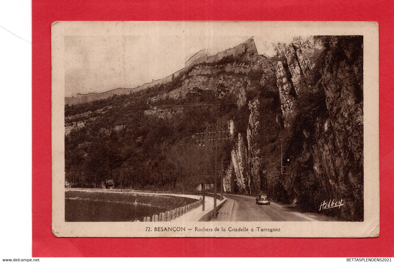 CPA - BESANCON - Rochers De La Citadelle à Tarragnoz - Besancon