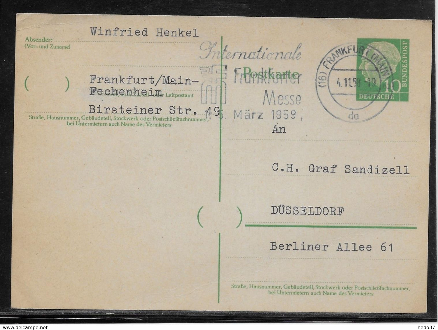 Allemagne - Entiers Postaux - Postcards - Used