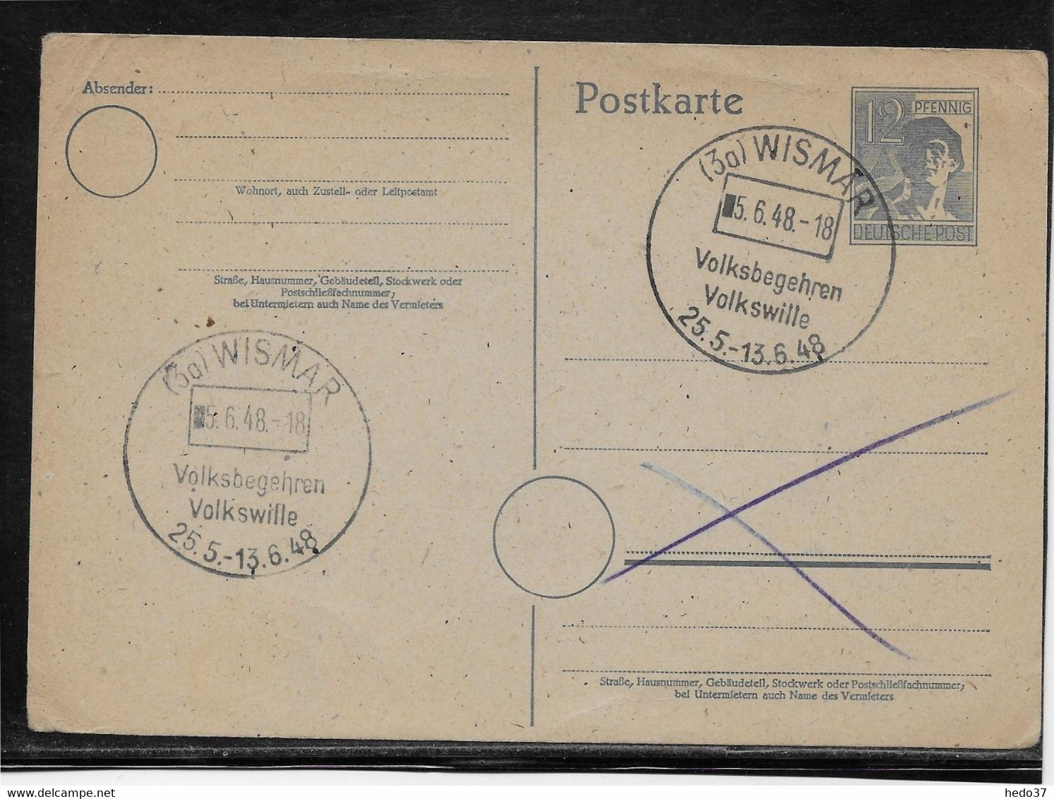 Allemagne - Entiers Postaux - Postcards - Used