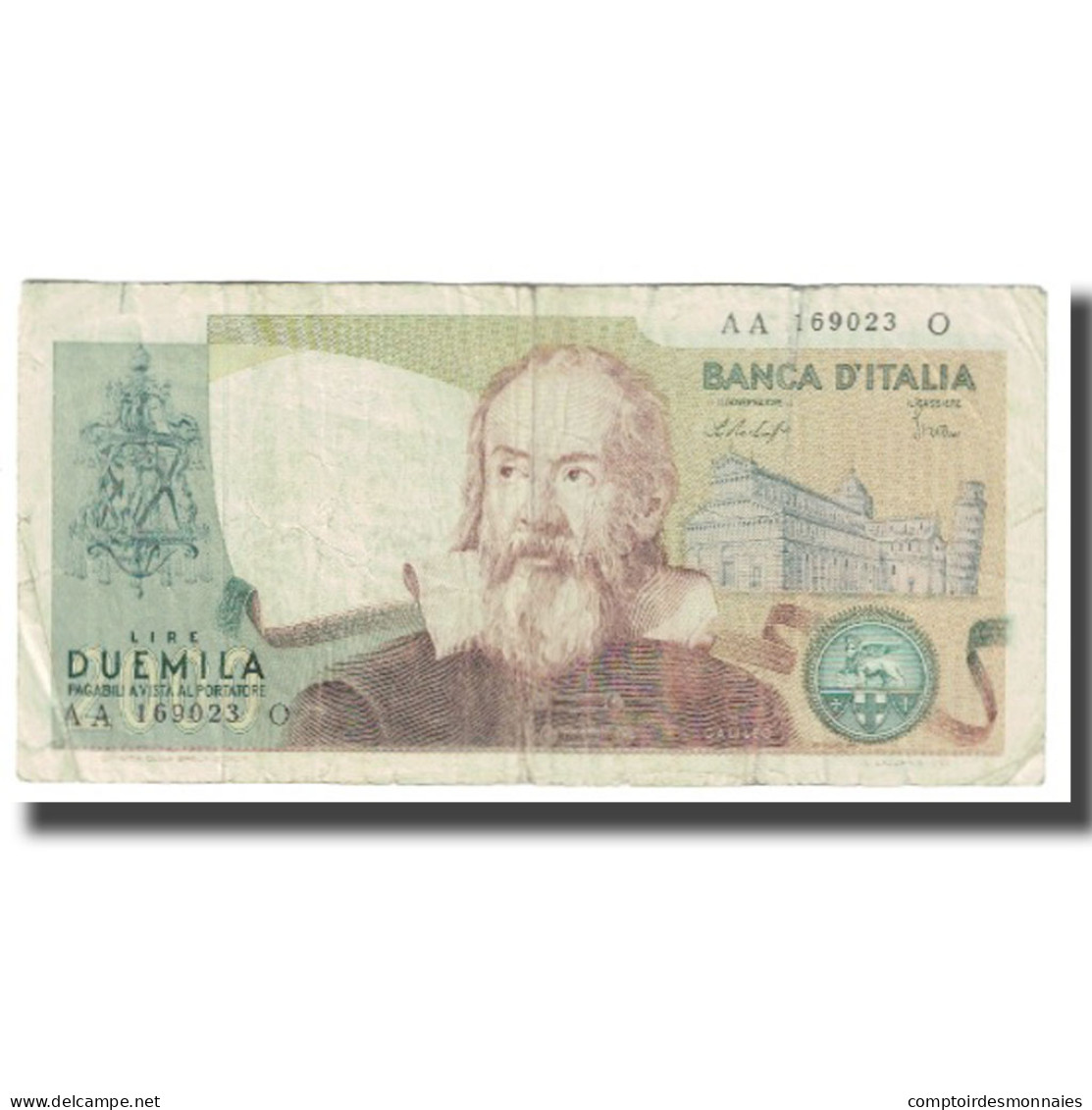 Billet, Italie, 2000 Lire, 1976, 1976-10-22, KM:103c, TB - 2.000 Lire