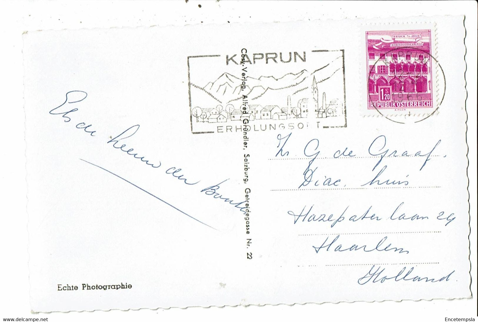 CPSM-Carte Postale Autriche-Kaprun Winterportplatz  1966  VM32447 - Kaprun