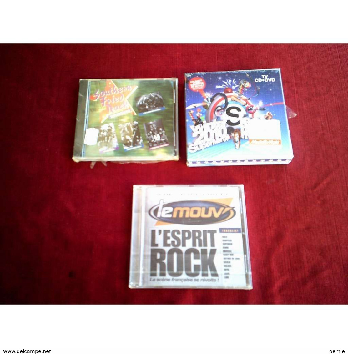 LOT DE 3 CD ALBUM °  LE MOUV  L'ESPRIT DU ROCK +SOUTHERN FRIED ROCK  + WINTER 2010  CD + DVD - Hit-Compilations