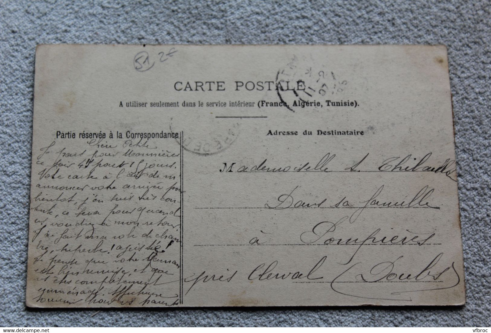 Cpa 1907, Sainte Menehould, Gendarmerie, Ancienne Poste, Marne 51 - Sainte-Menehould