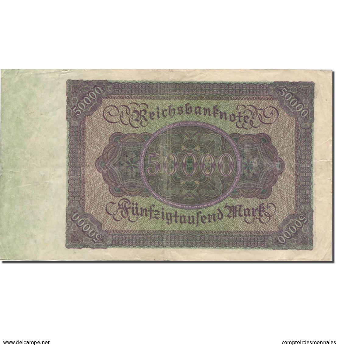 Billet, Allemagne, 50,000 Mark, 1922, 1922-11-19, KM:79, TTB+ - 50.000 Mark