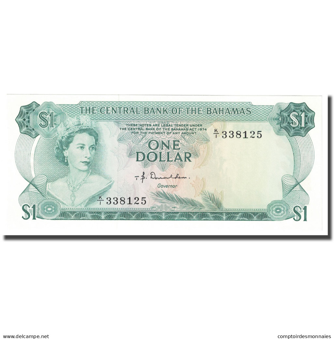 Billet, Bahamas, 1 Dollar, L.1974, KM:35a, NEUF - Bahamas