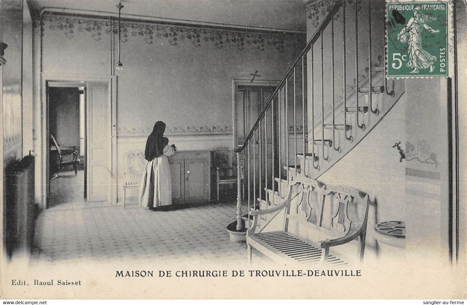 CPA 14 MAISON DE CHIRURGIE DE TROUVILLE DEAUVILLE - Trouville