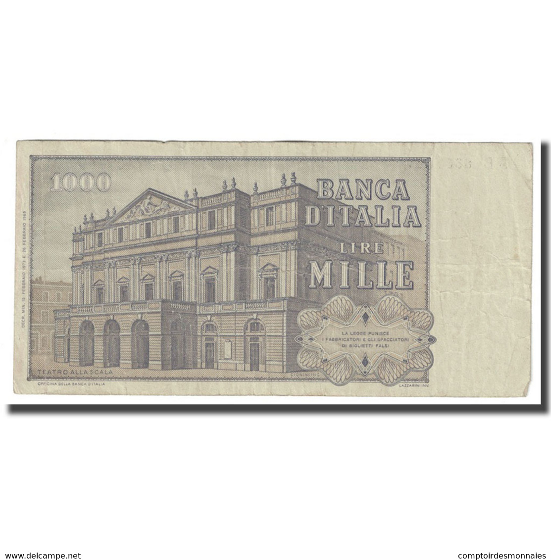 Billet, Italie, 1000 Lire, 1973, 1973-02-15, KM:101c, TB+ - 1000 Lire