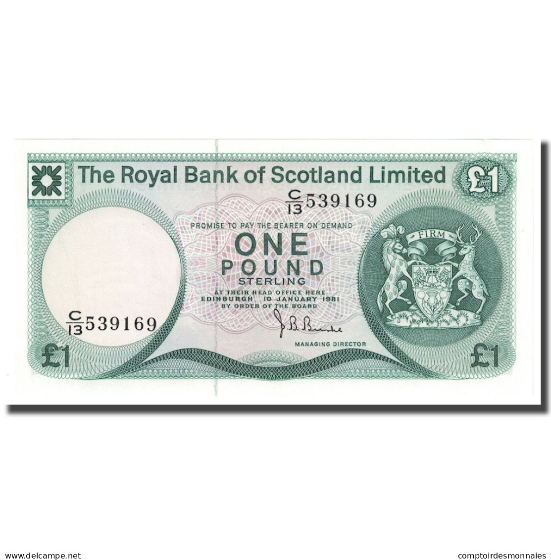 Billet, Scotland, 1 Pound, 1981, 1981-01-10, KM:336a, NEUF - 1 Pound