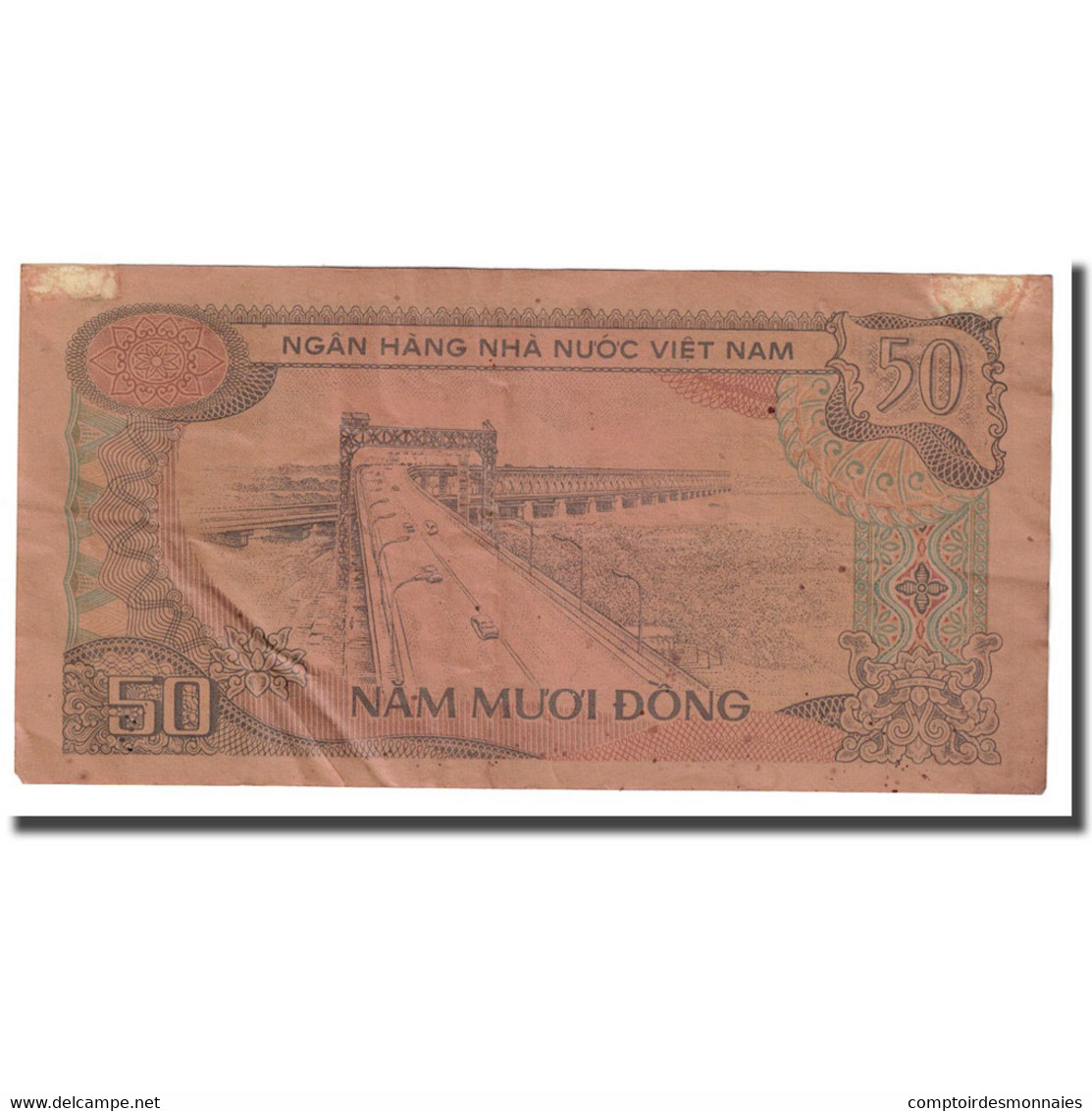 Billet, Viet Nam, 50 D<ox>ng, 1985, KM:97a, B - Vietnam