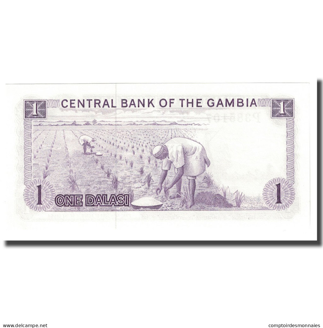 Billet, The Gambia, 1 Dalasi, UNDATED (1971-1987), KM:4g, NEUF - Gambia