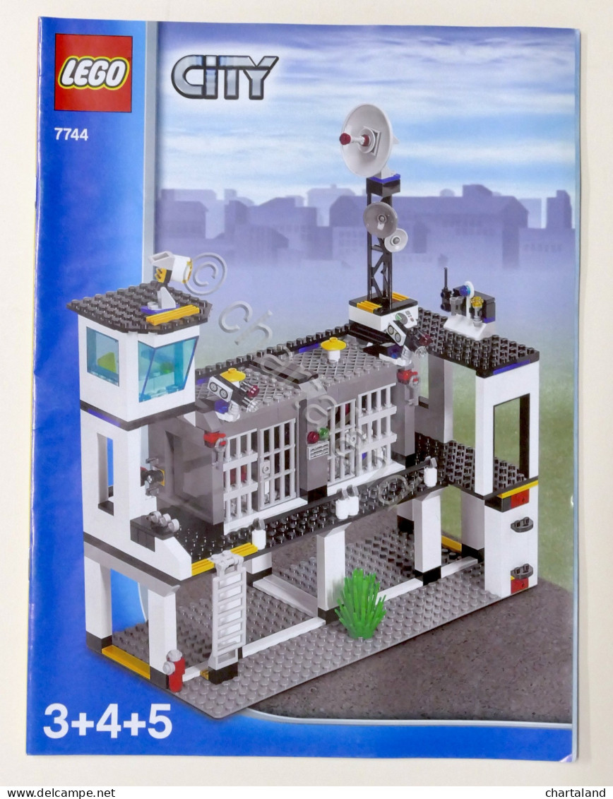 LEGO City - Manuale Istruzioni 7744 (3+4+5) - Prigione Della Polizia - Non Classés