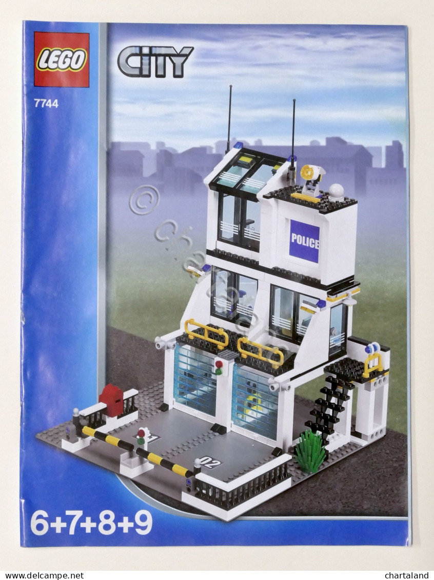 LEGO City - Manuale Istruzioni 7744 (6+7+8+9) - Stazione Della Polizia - Non Classés